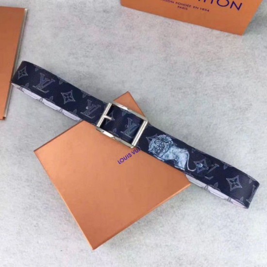 Replica Louis Vuitton Reverso 40MM Belt Monogram Savane MP010S Replica Louis Vuitton Reverso 40MM Belt Monogram Savane MP010S