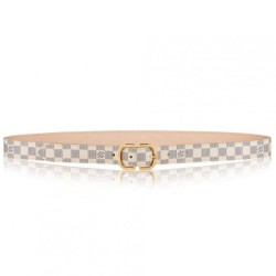 Replica Louis Vuitton  Mini 25MM Belt Damier Azur M9782X