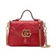 Fake Gucci GG Marmont mini top handle bag 547260 Red Replica Replica Gucci GG Marmont mini top handle bag 547260 Red