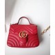 Fake Gucci GG Marmont mini top handle bag 547260 Red Replica Replica Gucci GG Marmont mini top handle bag 547260 Red