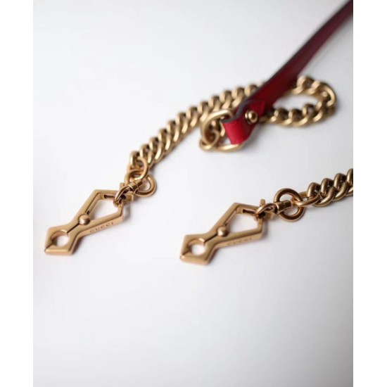 Fake Gucci GG Marmont mini top handle bag 547260 Red Replica Replica Gucci GG Marmont mini top handle bag 547260 Red