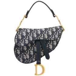Replica Christian Dior Mini Saddle Bag M0447 Black