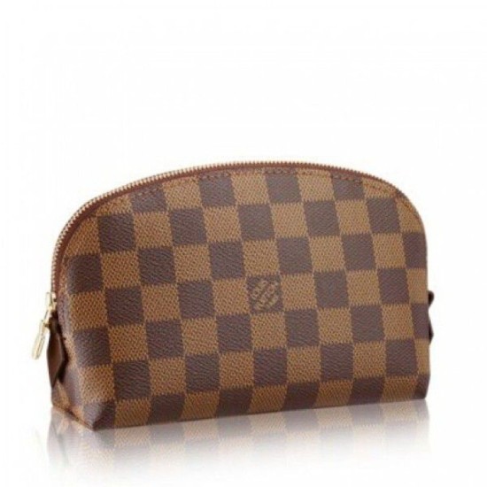 Fake Louis Vuitton Cosmetic Pouch Damier Ebene N47516 Replica