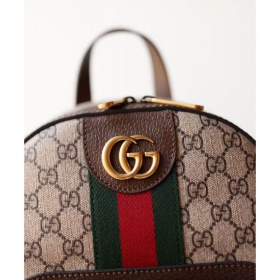 Fake Gucci Ophidia GG small backpack 547965 Dark Coffee Replica Replica Gucci Ophidia GG small backpack 547965 Dark Coffee