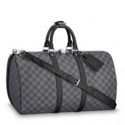 Fake Louis Vuitton Keepall Bandouliere 45 Damier Graphite N41418 Replica