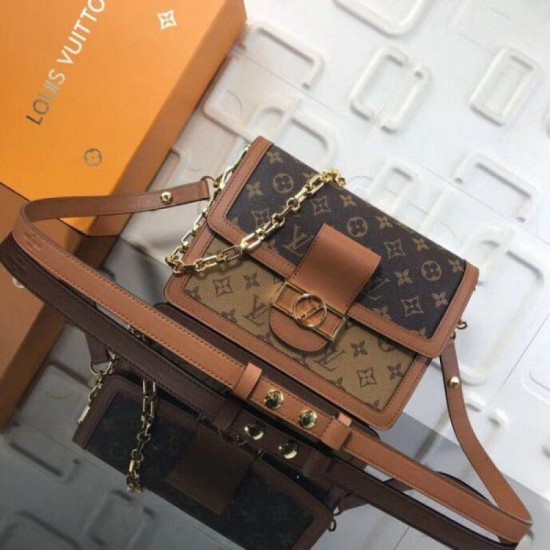 Replica Louis Vuitton Dauphine Bag Monogram Calfskin M44391