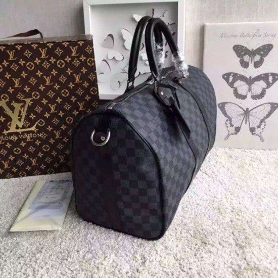 Fake Louis Vuitton Keepall Bandouliere 45 Damier Graphite N41418 Replica