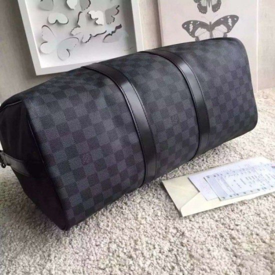 Fake Louis Vuitton Keepall Bandouliere 45 Damier Graphite N41418 Replica