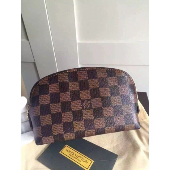 Fake Louis Vuitton Cosmetic Pouch Damier Ebene N47516 Replica