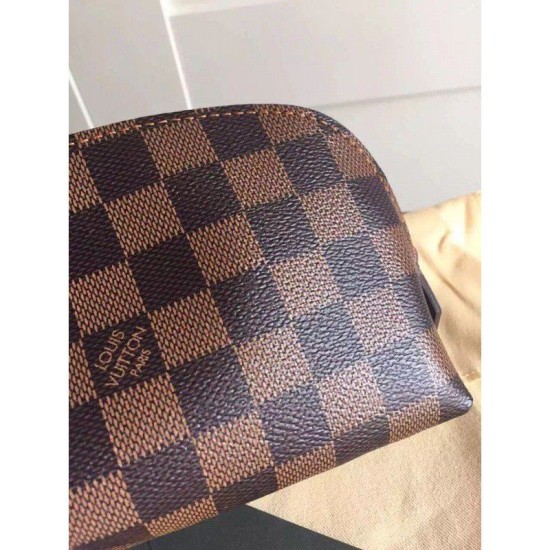 Fake Louis Vuitton Cosmetic Pouch Damier Ebene N47516 Replica