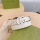 Replica Gucci GG Marmont thin 3cm belt 414516 White