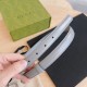 Fake Gucci GG Marmont thin 2cm belt 414516 Gray Replica Replica Gucci GG Marmont thin 2cm belt 414516 Gray