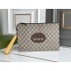 Fake Gucci Neo Vintage GG Supreme pouch 473956 Brown Replica Fake Gucci Neo Vintage GG Supreme pouch 473956 Brown Replica