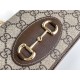 Replica Gucci Horsebit 1955 chain wallet 621892 Coffee Fake Gucci Horsebit 1955 chain wallet 621892 Coffee Replica