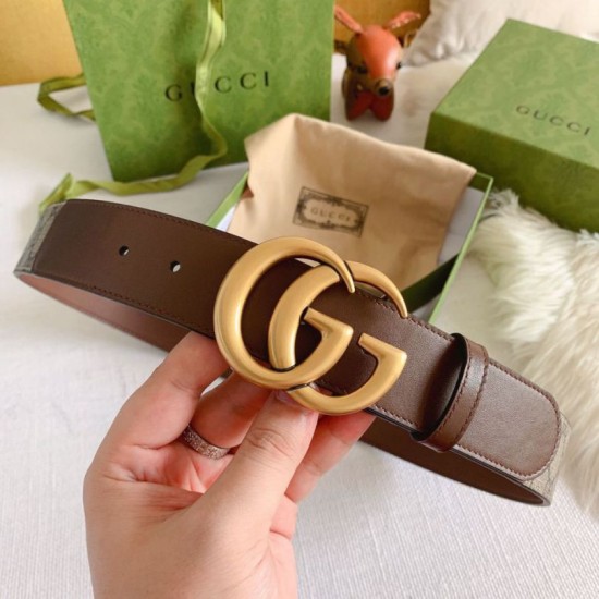 Replica Gucci GG belt with Double G buckle 625839 Brown Replica Gucci GG belt with Double G buckle 625839 Brown