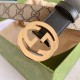 Replica Gucci GG belt with Double G buckle 625839 Black Fake Gucci GG belt with Double G buckle 625839 Black Replica