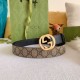 Replica Gucci GG belt with Double G buckle 625839 Black Fake Gucci GG belt with Double G buckle 625839 Black Replica