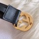 Replica Gucci GG belt with Double G buckle 625839 Black Fake Gucci GG belt with Double G buckle 625839 Black Replica