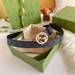 Replica Gucci GG belt with Double G buckle 625839