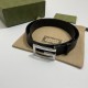 Replica Gucci Reversible belt with Square G buckle 626974 Black Silver Replica Gucci Reversible belt with Square G buckle 626974 Black Silver