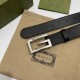 Replica Gucci Reversible belt with Square G buckle 626974 Black Silver Replica Gucci Reversible belt with Square G buckle 626974 Black Silver