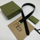 Replica Gucci Reversible belt with Square G buckle 626974 Black Gold Replica Gucci Reversible belt with Square G buckle 626974 Black Gold
