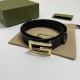 Replica Gucci Reversible belt with Square G buckle 626974 Black Gold Replica Gucci Reversible belt with Square G buckle 626974 Black Gold
