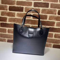 Replica Gucci Off-White Small Dahlia GG Bag 652680 Black