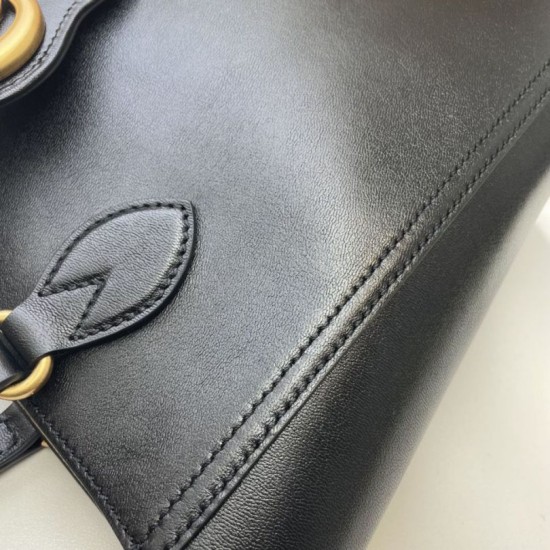 Replica Gucci Off-White Small Dahlia GG Bag 652680 Black