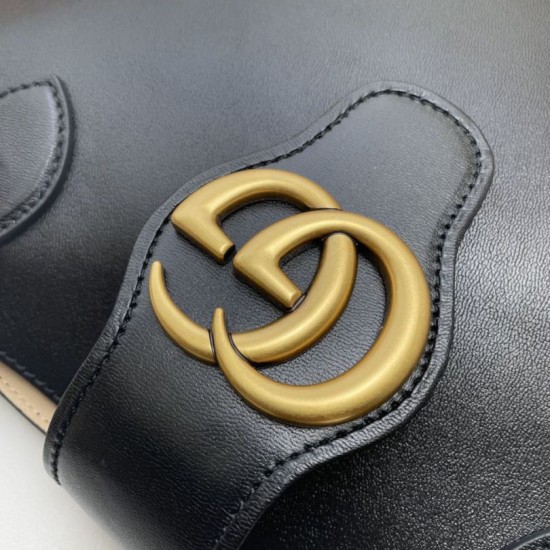 Replica Gucci Off-White Small Dahlia GG Bag 652680 Black
