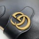 Replica Gucci Off-White Small Dahlia GG Bag 652680 Black