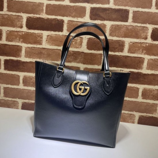Replica Gucci Off-White Small Dahlia GG Bag 652680 Black