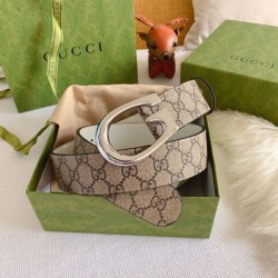 Replica Gucci GG Marmont reversible belt 655566 Brown