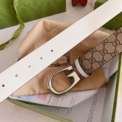 Replica Gucci GG Marmont reversible belt 655566 Brown