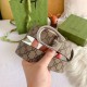 Replica Gucci GG Marmont reversible belt 655566 Brown