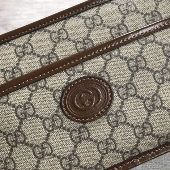 Fake Gucci Mini bag with Interlocking G 658572 Brown Replica