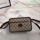 Fake Gucci Mini bag with Interlocking G 658572 Brown Replica