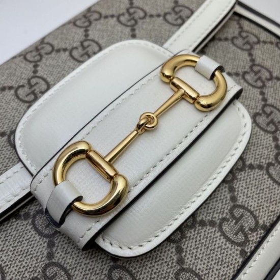 Fake Gucci Horsebit 1955 Mini Bag 658574 White Replica Fake Gucci Horsebit 1955 Mini Bag 658574 White Replica