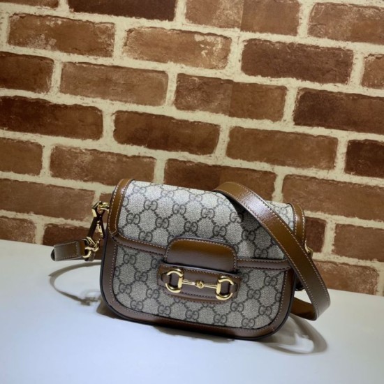 Fake Gucci Horsebit 1955 Mini Bag 658574 Brown Replica