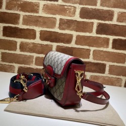 Replica Gucci Horsebit 1955 Mini Bag 658574 Red