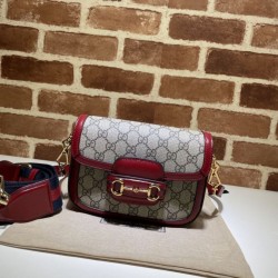 Replica Gucci Horsebit 1955 Mini Bag 658574 Red