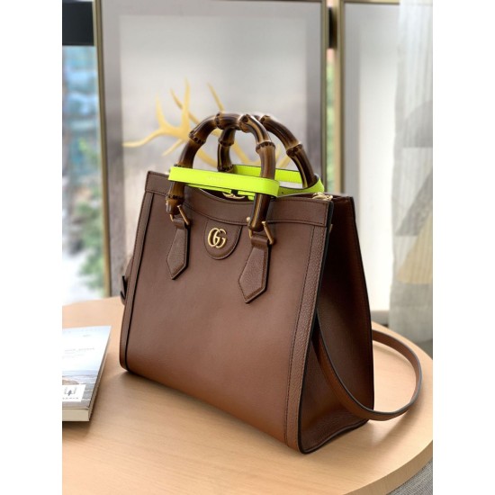 Replica Gucci Diana small Tote Bag 660195 Brown Replica Gucci Diana small Tote Bag 660195 Brown