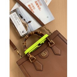 Replica Gucci Diana small Tote Bag 660195 Brown