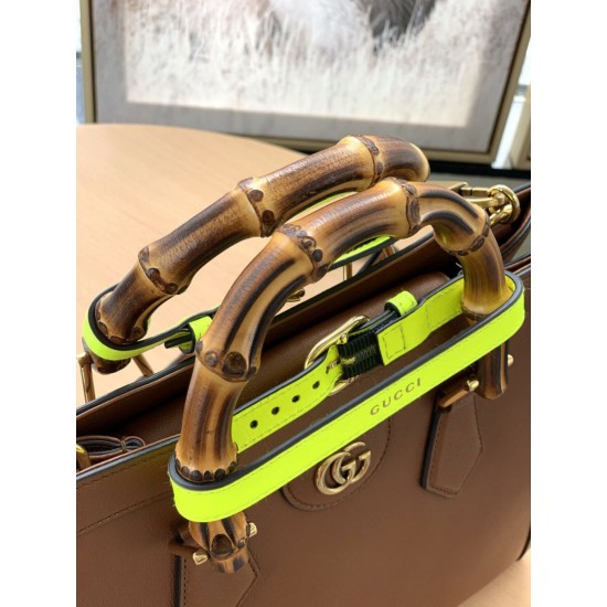 Replica Gucci Diana small Tote Bag 660195 Brown Replica Gucci Diana small Tote Bag 660195 Brown