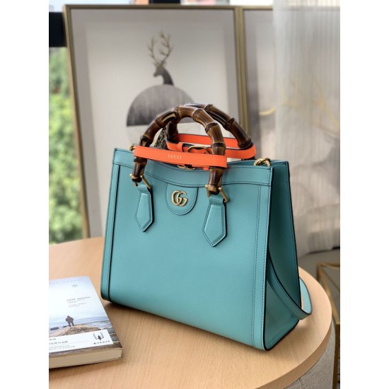 Replica Gucci Diana small Tote Bag 660195 Light Blue Fake Gucci Diana small Tote Bag 660195 Light Blue Replica