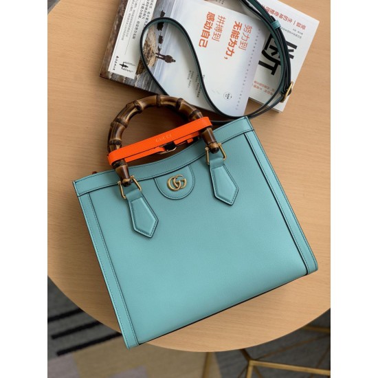 Replica Gucci Diana small Tote Bag 660195 Light Blue Fake Gucci Diana small Tote Bag 660195 Light Blue Replica