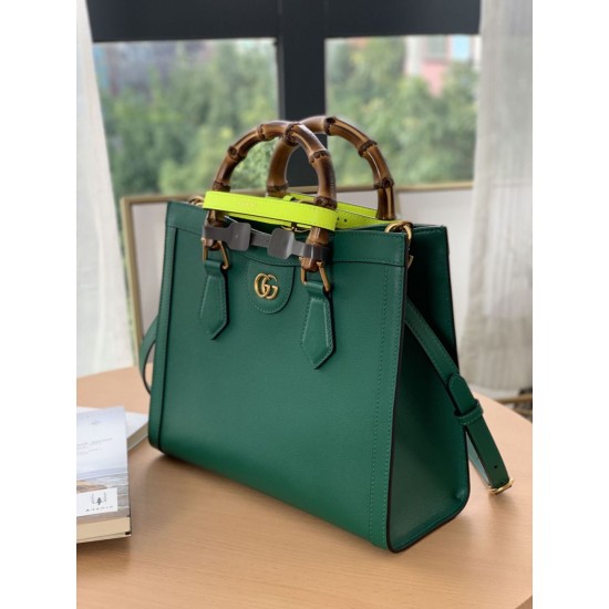 Replica Gucci Diana small Tote Bag 660195 Green Fake Gucci Diana small Tote Bag 660195 Green Replica