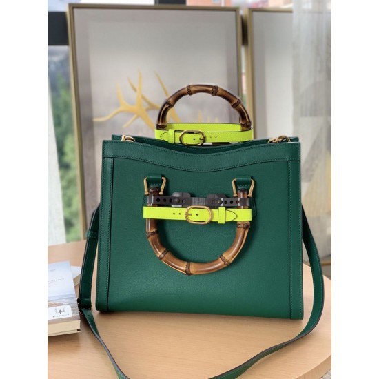 Replica Gucci Diana small Tote Bag 660195 Green Fake Gucci Diana small Tote Bag 660195 Green Replica