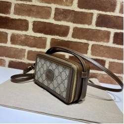 Replica Gucci Mini bag with Interlocking G 671674 Brown Replica Gucci Mini bag with Interlocking G 671674 Brown
