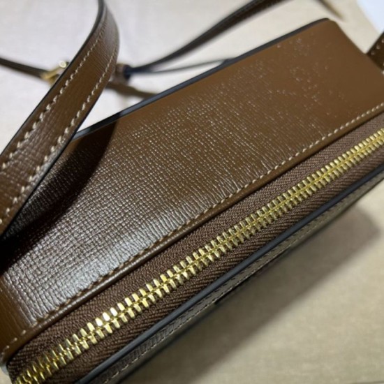 Replica Gucci Mini bag with Interlocking G 671674 Brown Replica Gucci Mini bag with Interlocking G 671674 Brown